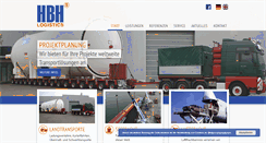 Desktop Screenshot of hbh-logistics.com
